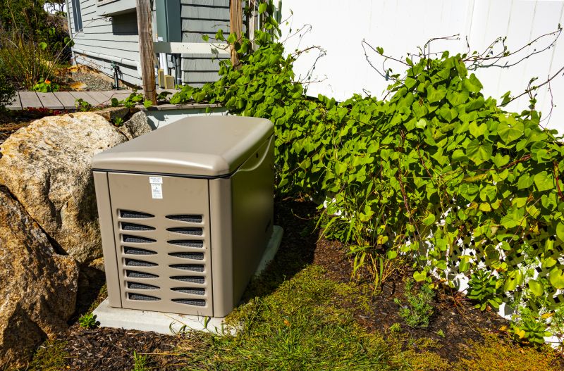 Residential Generator Outdoors